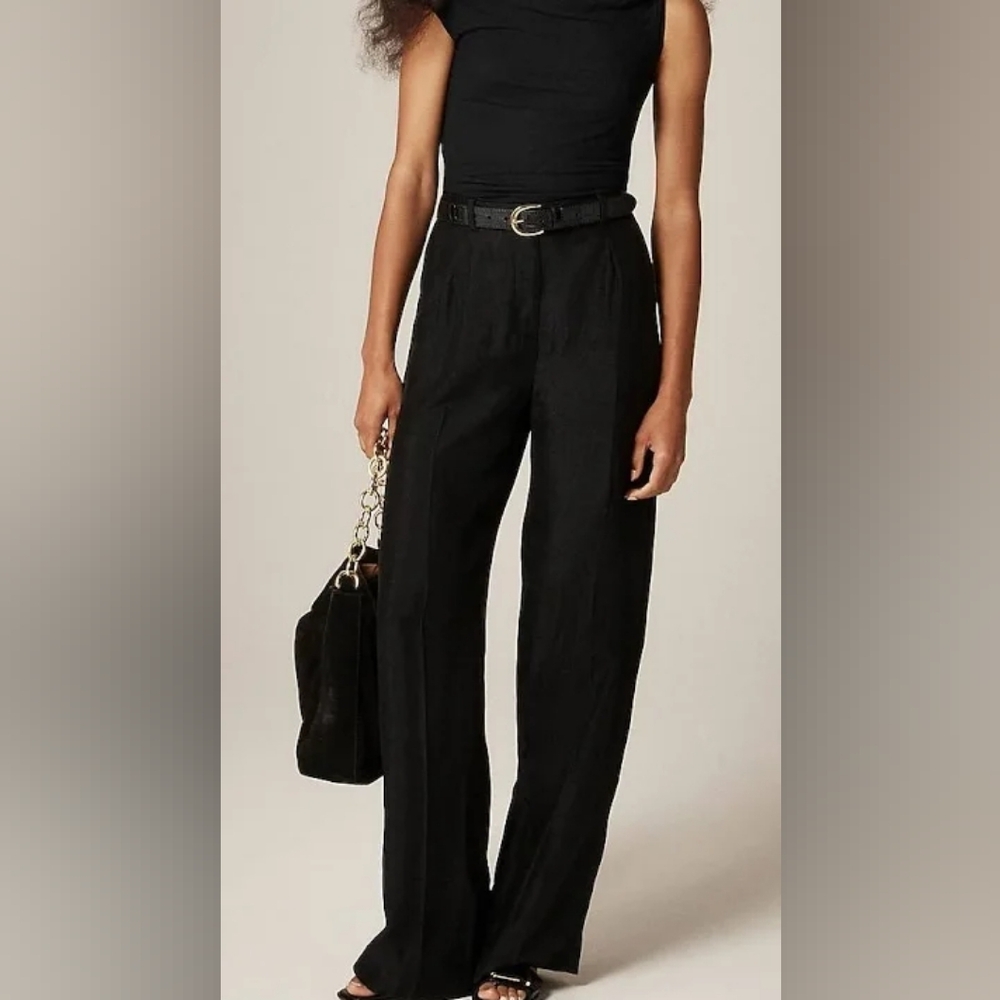 J. Crew Black Wide Leg Women's Pants